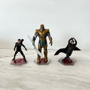 Disney Marvel Avengers Endgame PVC Figures With Display Stand Toys Kids 3 PCS